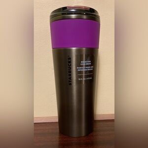 Starbucks Black and Silver Cold Brew Tumbler